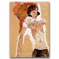 Dekor Plagát Egon Schiele Semi Nude Reclining A2