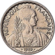 Moneta, FRANCUSKIE INDOCHINY, 10 Cents, 1939, Pari
