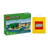 LEGO MINECRAFT č. 21254 - Domček na pláži korytnačiek + Darčeková taška LEGO