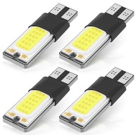 4 db W5W T10 LED Izzó kétoldalas COB CANBUS retrofit