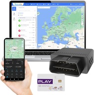 Lokalizator GPS 4G OBD2 do Samochodu Auta Podsłuch Platforma Monitorowania