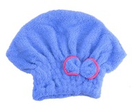 Daalo Rýchloschnúci uterák - čiapka na vlasy modrá