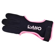 Príslušenstvo k rukaviciam na prsty kožené rukavice pre Recurve & Black Pink S