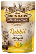 CARNILOVE CAT Pouch Kittens Rabbit Marigold 85g