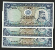 PORTUGALSKÁ GUINEA 100 ESCUDOS 1971 P'45a GEM UNC