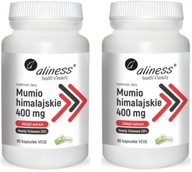 2x Aliness Himalájske múmie (Shilajit extract) 400mg 2x90 kapsúl !