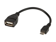 Adapter USB gniazdo USB A-wtyk micro USB