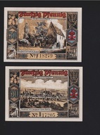 KOLEKCIA NEMECKO -- BUTZBACH -- 1921, 2 kusy (N33)