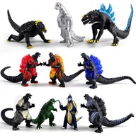 Figúrka Godzilla z PVC, 10 ks. Model kolek
