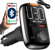 TRANSMITER FM BLUETOOTH ZESTAW GŁOŚNOMÓWIĄCY QC USB SD