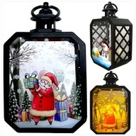 KARÁCSONYI DEKORÁCIÓ LED LÁMPA KARÁCSONYI DEKORÁCIÓ HÓEMBER LAMPION