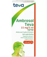 Ambrosol Teva 15mg/5ml syrop na kaszel 120 ml