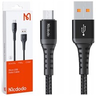MCDODO KRÓTKI KABEL MICRO USB SZYBKIE ŁADOWANIE DO SAMSUNG QUICK CHARGE 4.0