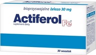 Actiferol Fe 30 mg, 30 saszetek wysoka dawka żelaza w saszetkach