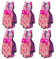 Kerti Munkakesztyű Nylon Roz. 7-S x 6 pár