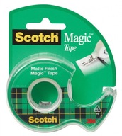 Taśma klejąca Scotch Magic z dyspenserem, 19mm x 7,5m