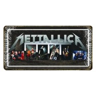 Dekoratívna tabuľa Plech Metallica Band