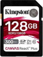 Karta Kingston Canvas React Plus SDXC 128 GB Class