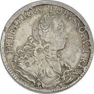 14.PRUSY, FRYDERYK II, 1/4 TALARA 1751 B