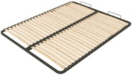 Stelaż metalowy pod materac solidny wkład do łóżka 120x200 cm 2 x 24 listwy