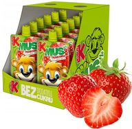 KUBUŚ Mus 100% Truskawka Jabłko 100 g x 12 sztuk