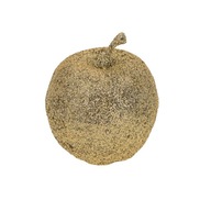 Arany alma dekorációs díszek 12 db csillámos függődísz 5 cm