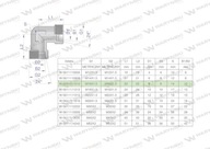 Hydraulické koleno BB M16x1.5 10L (XW) Varyński