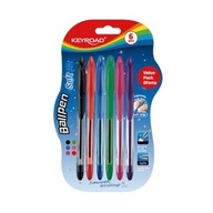 Keyroad Długopis Ball Pen Soft 6 kolorów 0,7mm