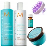 MOROCCANOIL MASKA SZAMPON ODŻYWKA HYDRATION ZESTAW NAWILŻAJĄCY 3 X 250 ML