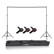 Andoer 2 * 2m/6.6 * 6.6ft Studio Backdrop Stand