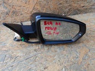 mirror right AUDI A1 82A black, 12PIN 12 vertical