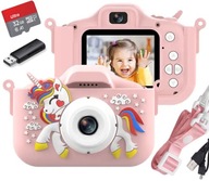 Digitálny fotoaparát VvMarket Ružové mačiatko ružová