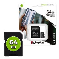 Karta pamięci MicroSD - KINGSTON CANVAS karta pamięci 64GB