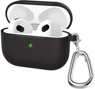 ETUI SILIKONOWE DO APPLE AIRPODS PRO 2 COVER CASE KARABIŃCZYK - BLACK