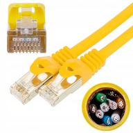 NEKU Kabel Patchcord FTP kat.5E RJ45 LAN żółty 5m