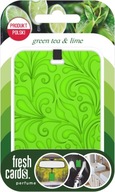 Vôňa do auta ReadySteady Fresh Cards Green Tea & Lime 15g