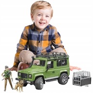 Skvelé hračkárske autíčko pre deti Jazdecké vozidlo LAND ROVER Set