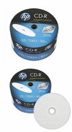 2× CD Hewlett Packard CD-R 700 MB 50 ks