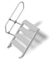 KRAUSE Schody aluminiowe, stopnie 1m 1x4 |0,86