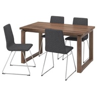 IKEA MORBYLANGA/LILLANAS Stôl a 4 stoličky 140x85cm