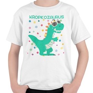 DETSKÉ TRIČKO DEŇ BODKY DINOSAURUS T-REX BODOSAURUS 152