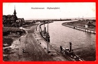 Gdańsk Nowy Port Neufahrwasser , wejście do portu