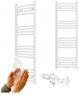 FÜRDŐSZOBAI RADIÁTOR MODERN LÉTRA FEHÉR 120x40 cm RAVEN