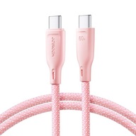 Kabel Joyroom Multi-Color Series SA34-CC3 USB-C / USB-C 60W 1m różowy
