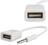 ADAPTER AUX MINI JACK 3.5MM USB PRZEJŚCIÓWKA WTYK