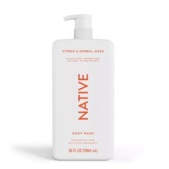 NATIVE Body Wash Citrus & Herbal Musk 1,06 l - Sprchový gél