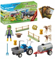 Playmobil 70367 Traktor z przyczepą zbiornikiem na wodę do 9317 71004