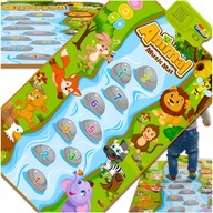 VZDELÁVACIA PODLOŽKA HRAJÚCA HUDOBNÚ A POHYBOVÚ INTERAKCIU PRE DETI, ZVIERATKÁ