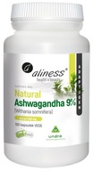 Aliness Natural Ashwaganda 580 mg 9% 100 kaps Krążenie Depresja Adaptogen