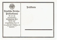 Niemcy - Królewiec - Ostropa 1935 - reklama poczty